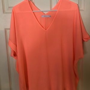 Nordstrom Lush Peach Blouse